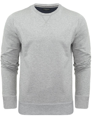 JonesO Crew Neck Sweatshirt in Light Grey Marl