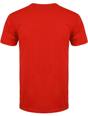 Turkey Pluck Yourself Novelty Christmas T-Shirt with Chest Pocket In Red
