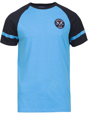 Nurmi Raglan Sleeve T-Shirt in Blue