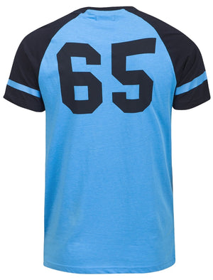 Nurmi Raglan Sleeve T-Shirt in Blue