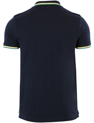 Forbes Piqué Polo Shirt in Navy