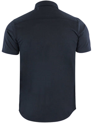 Romer Short Sleeve Shirt with Military Pockets in Navy