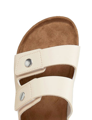 Woods Double Strap Sandals in White