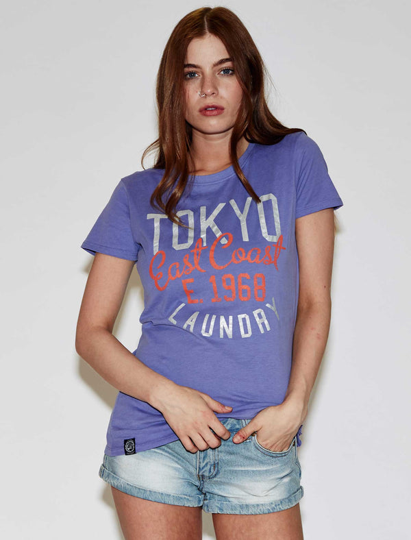 Tokyo Laundry Corrine Purple  t-shirt
