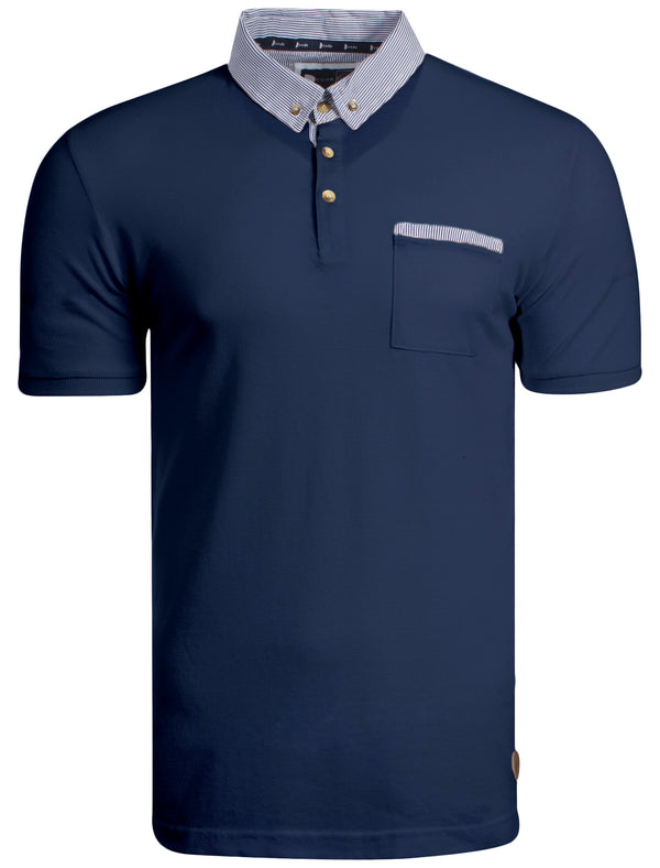 D-Code Recorder navy polo shirt