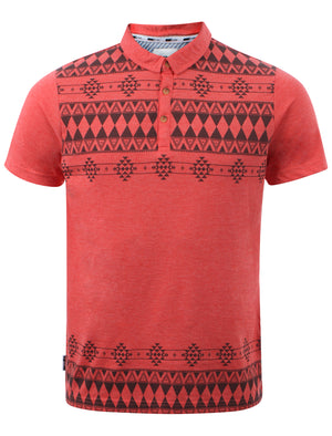 D-Code Brookland polo shirt in Red Marl