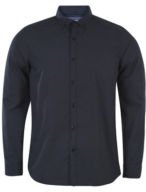 D-Code Kersbrook Pin-Dot Shirt in Black