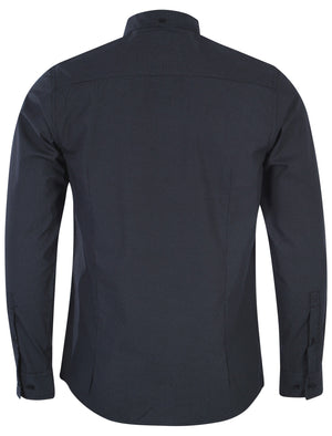 D-Code Kersbrook Pin-Dot Shirt in Black