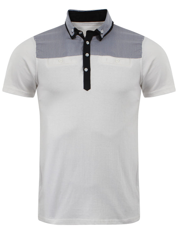 D-Code Terling White Polo Shirt