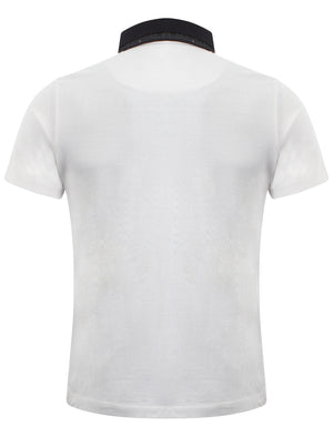 Bartlow cotton polo shirt in white - D-Code