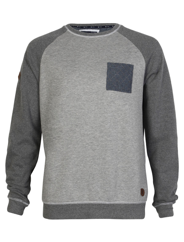 D-Code Orion Grey Crew Neck Sweatshirt