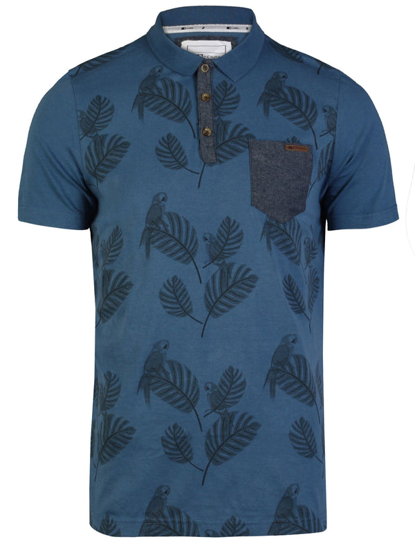 D-Code Rock Polo Shirt - in Blue Bird