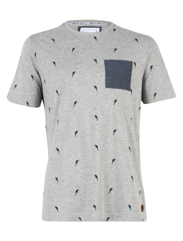 D-Code Soul Grey Crew Neck T-Shirt