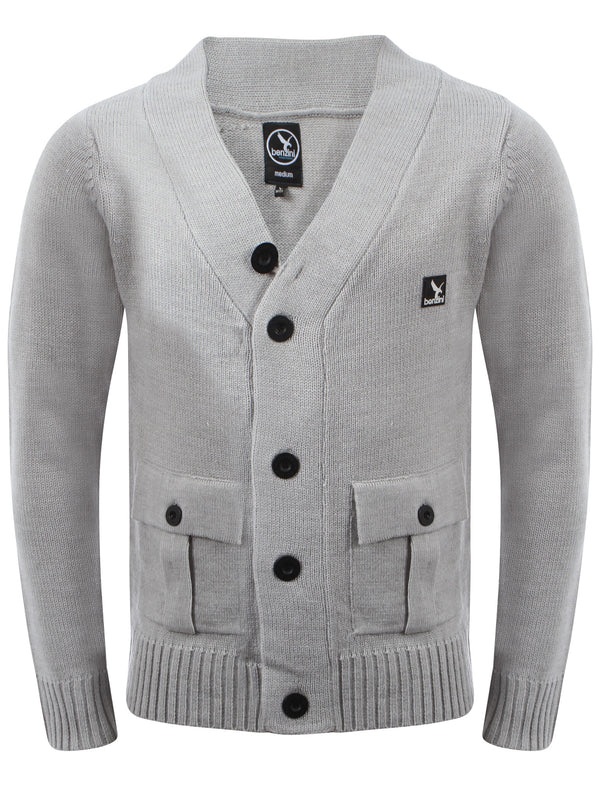Men's Benzini military knitted cardigan