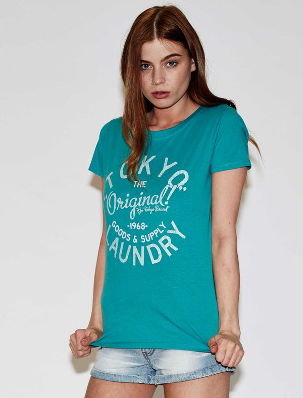 Tokyo Laundry Daisy Green t-shirt