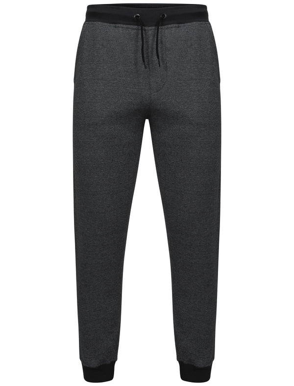Barnfield Grey Cuffed Joggers in Grey - Dissident