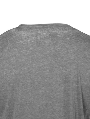 Carburn Burnout T-Shirt in Raven Grey - Dissident