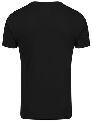 Faded Palm Tree  T-Shirt in Black - Dissident