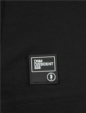 Faded Palm Tree  T-Shirt in Black - Dissident