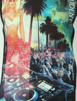 Dissident Feel The Beat green cotton t-shirt