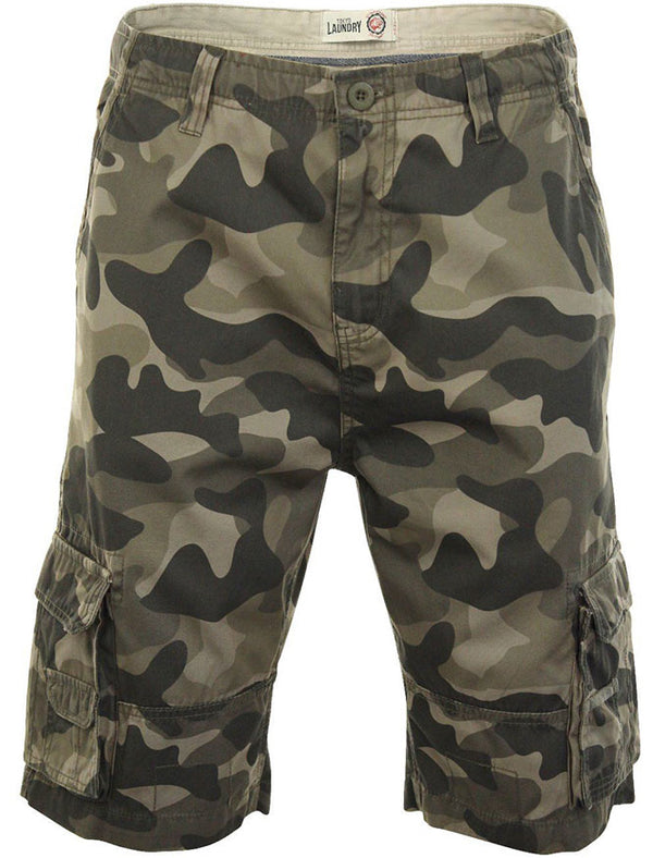Hetton Camouflage Cargo Shorts - Dissident