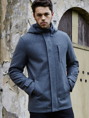 Dissident Ilker grey wool rich jacket