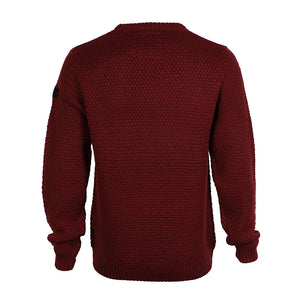 Dissident Jamal textured knitted jumper in red