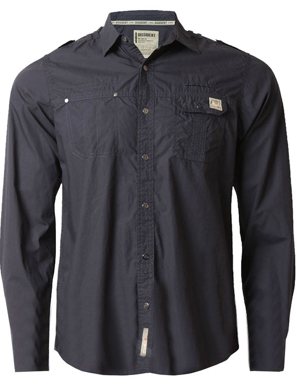 Lorin Popper Button Shirt in Parisian Night - Dissident