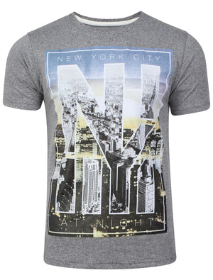 NIY Yarn Dyed T-shirt in Dark Grey Grindal - Dissident