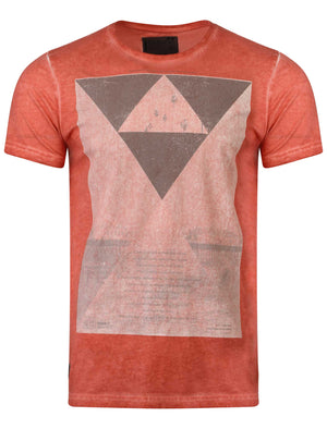 Dissident Shore orange t-shirt