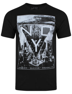 Tri-City NYC T-Shirt in Black - Dissident