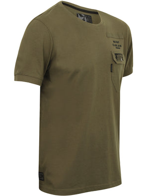 Millcare Cotton Jersey T-Shirt with Pocket in Amazon Khaki - Dissident