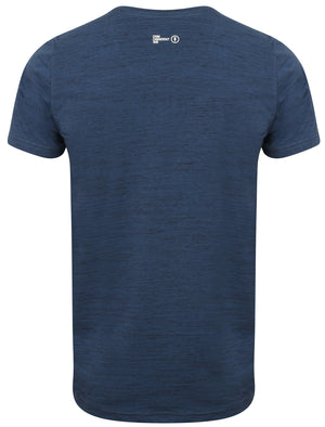 Octagon Space Dye Motif T-Shirt in Reflex Blue - Dissident