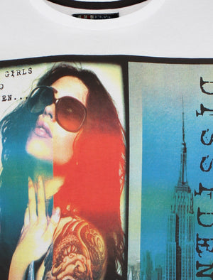 Dissident Girl Shades white t-shirt