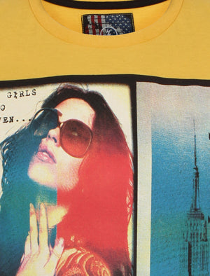 Dissident Girl Shades yellow  t-shirt