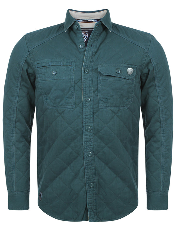 Dissident Hicks Quilted Shirt in Green Gables