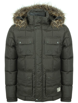 Dissident Picton Padded Parka with detachable fur and hood