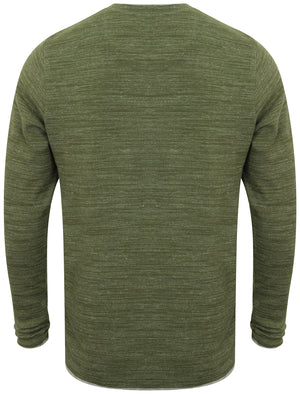 Acacia Mock T-Shirt Insert Long Sleeve Top in Thyme - Dissident