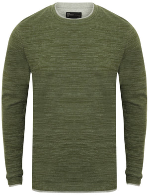Acacia Mock T-Shirt Insert Long Sleeve Top in Thyme - Dissident