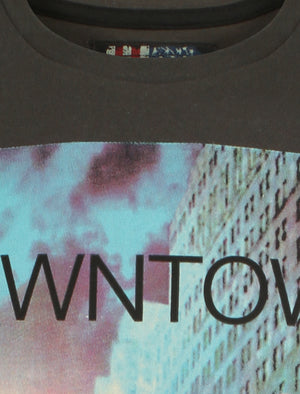 Dissident Big Apple t-shirt in Raven Grey