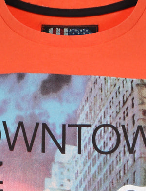Dissident Big Apple t-shirt in Paprika