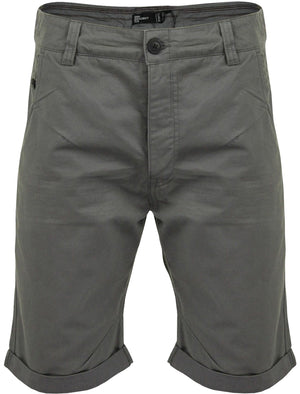 Buju Cotton Twill Shorts in Graphite Grey - Dissident