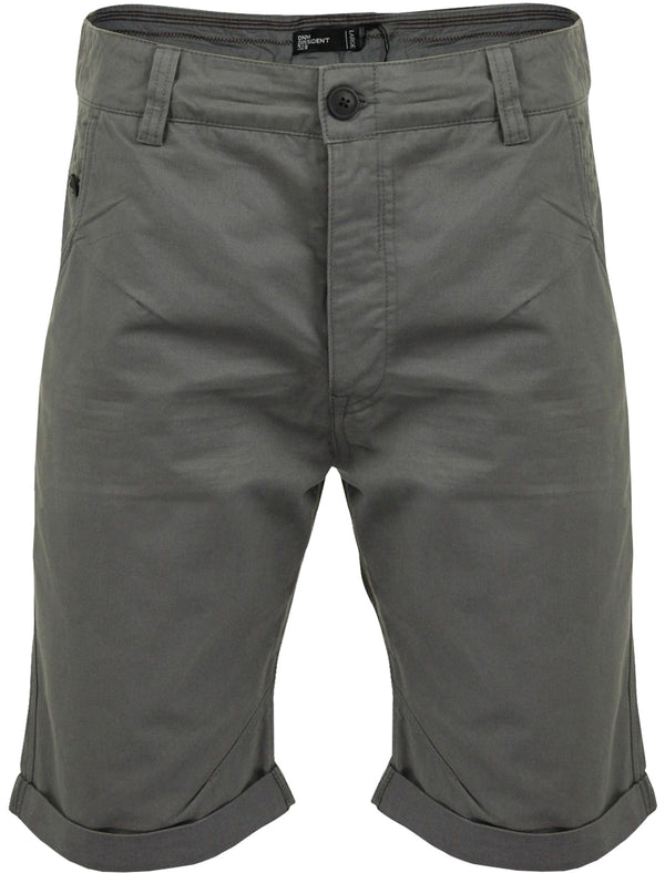 Buju Cotton Twill Shorts in Graphite Grey - Dissident