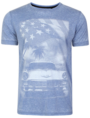 Burnout T-Shirt in Federal Blue - Dissident