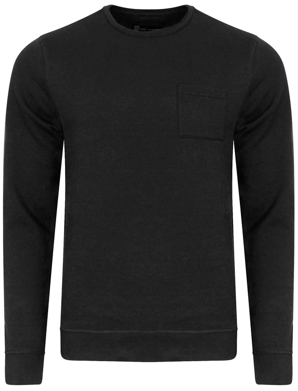 Clere Heavy Piqué Jumper in Black - Dissident