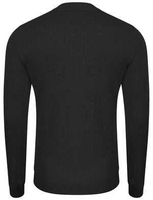Clipper Zip Through Baseball Cardigan in Black - Dissident
