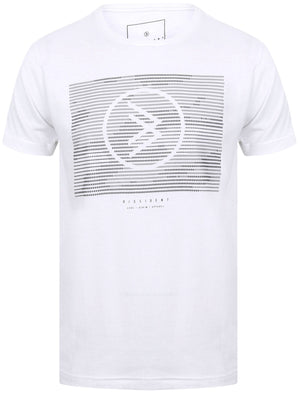 Cole Motif Cotton Jersey T-Shirt In Optic White - Dissident
