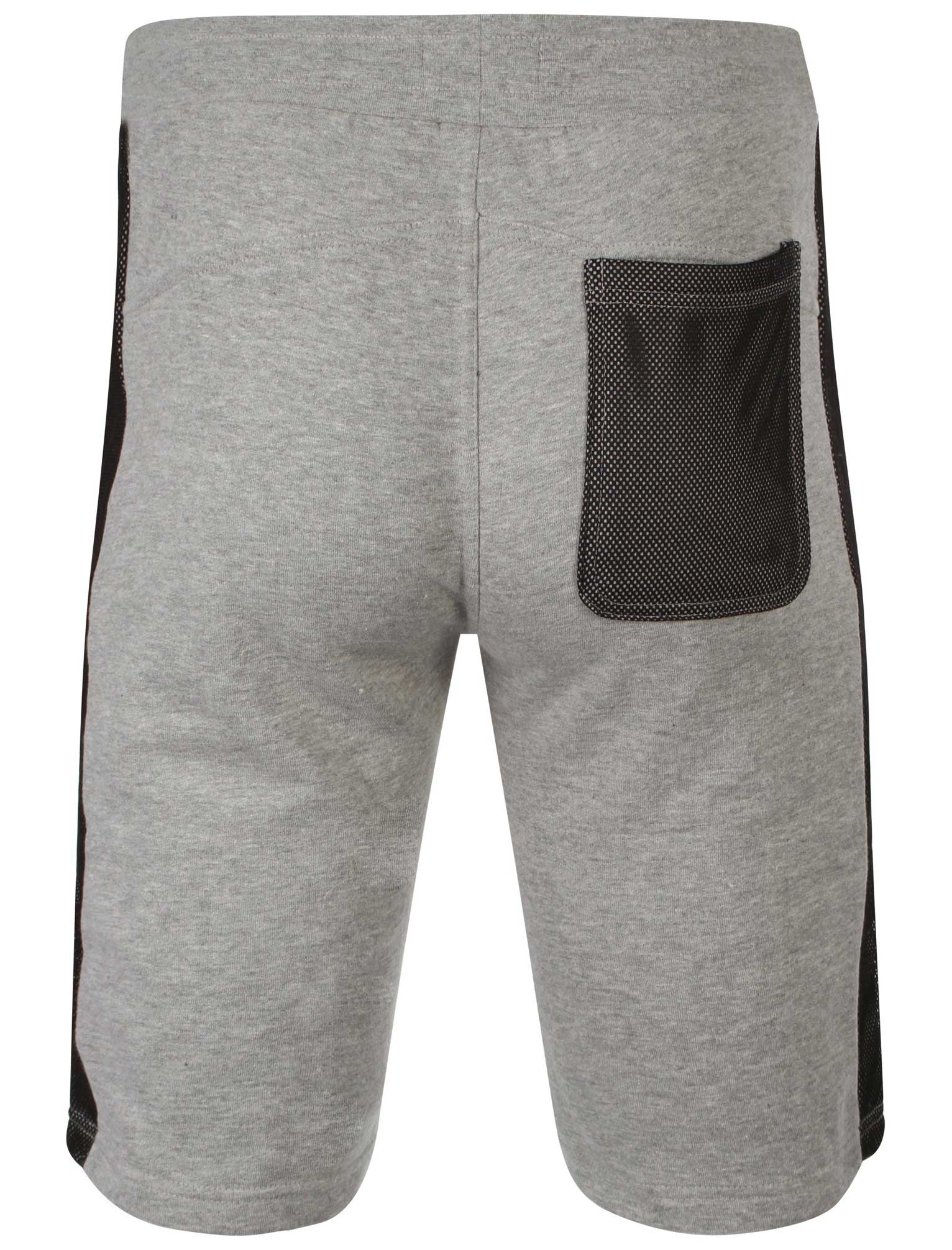 Men s zip pockets grey sweat shorts Dissident Tokyo Laundry