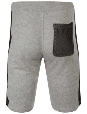 Men's zip pockets grey sweat shorts - Dissident