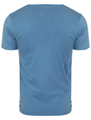 Customcar Motif T-Shirt in Vintage Blue - Dissident
